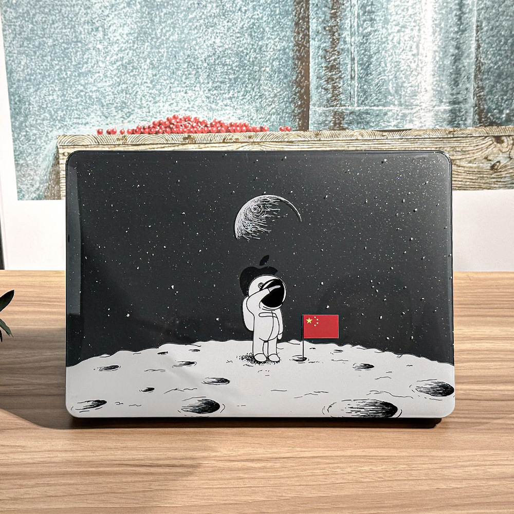 EGYAL Laptop Case for MacBook Pro 13 M2 2022 Cover M1 A2338 2020 Pro 16 M3 Hard Shell for Air 13.6 15.3 A2941 Shiny Print Case
