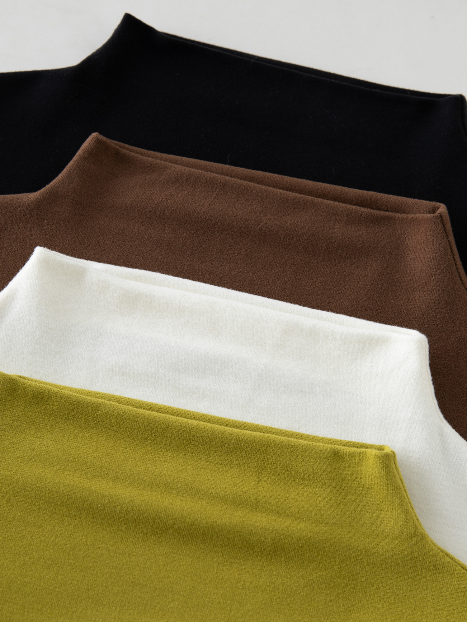 Dushu【 4 Farben 】 8.7% Wolle Frauen Pullover Pullover Mock Neck Winter warme Langarm Tops lange All-Match Pullover Tops 24 ds84514