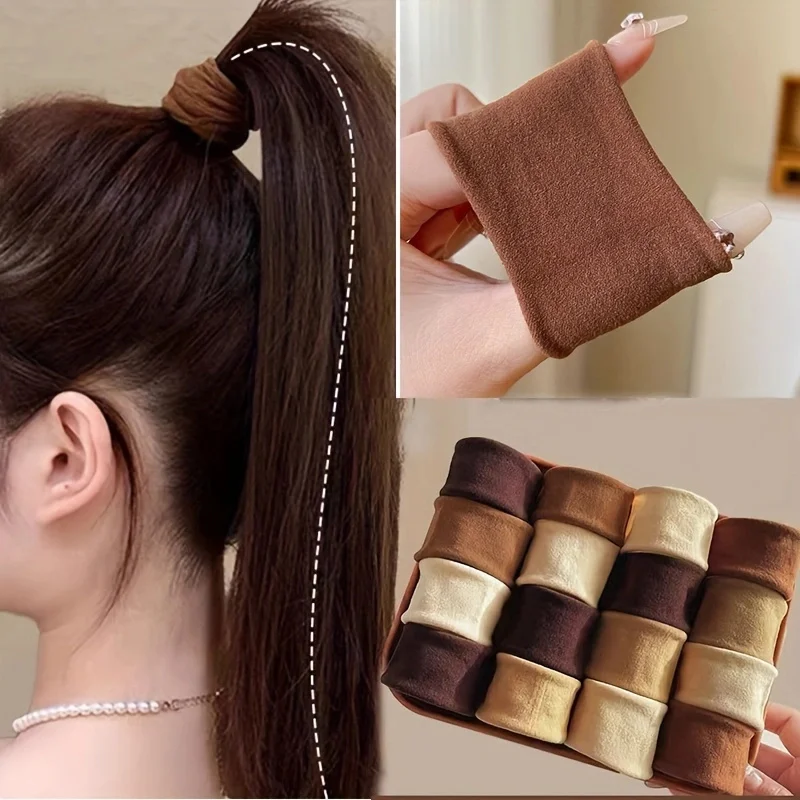 5/10 Stücke Neue Frauen Mädchen Bunte Nylon Elastische Haarbänder Pferdeschwanz Halten Kleine Haargummi Gummibänder Scrunchie Haar Zugang