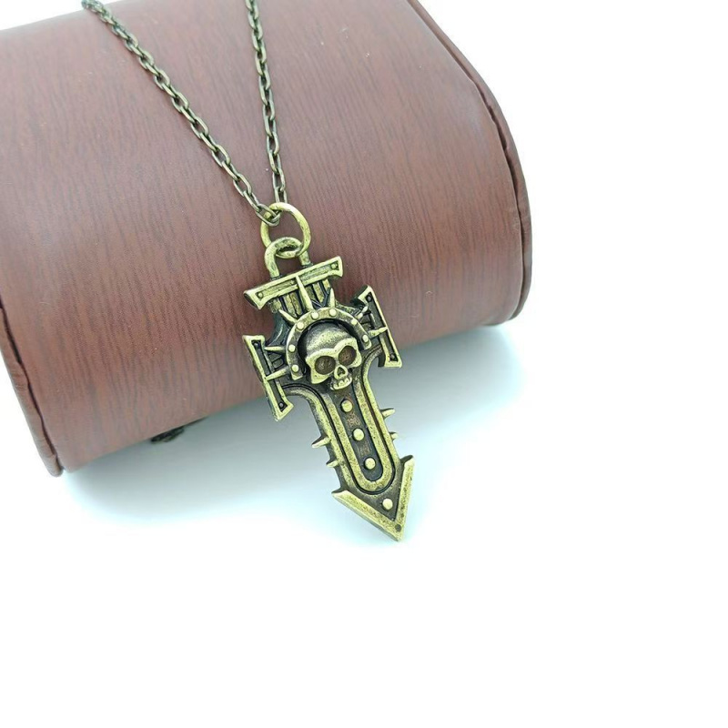 War Hammer40KPeriphery Unyielding Expedition Pendant Keychain Necklace Personality Original Retro Friend Gift