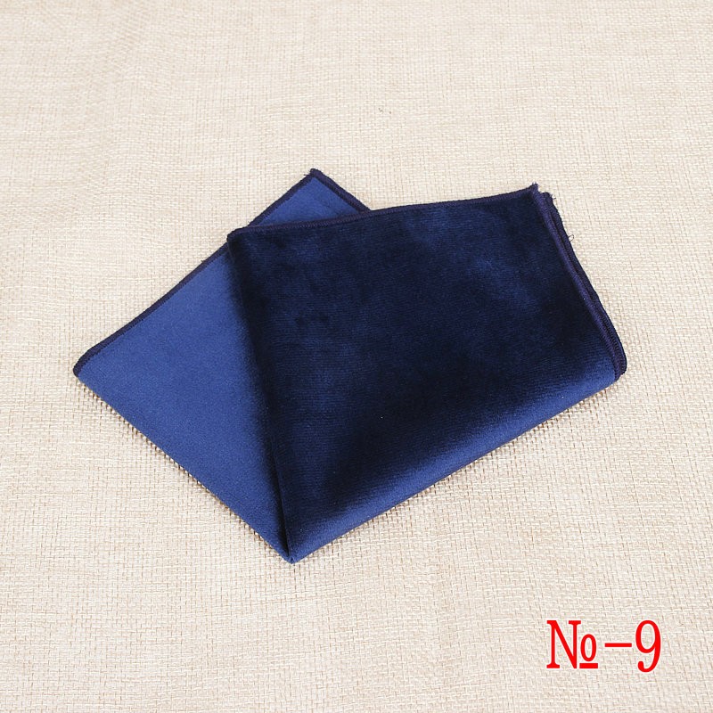 新ファッションポケットスクエアグリーン赤海軍固体ハンカチ 23*23 センチメートルconduoryヴィンテージハンカチメンズ結婚式ポケットhankies