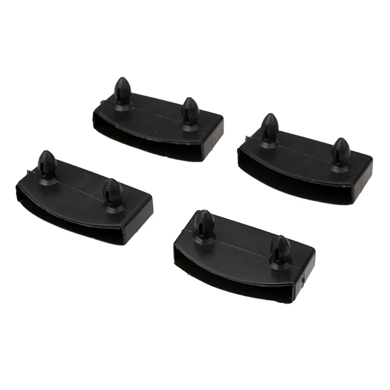 10 pezzi di ricambio quadrato in plastica nera divano letto a doghe center End Caps Holder manicotto interno in gomma per letto in legno Bunks parti del telaio