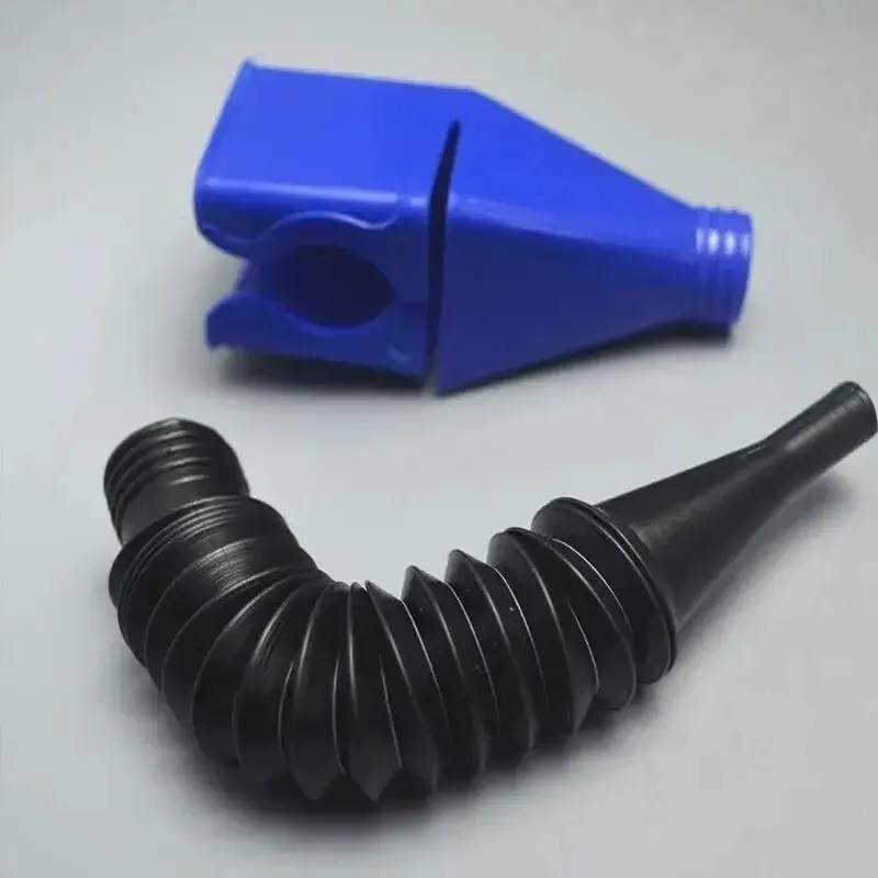 Embudo de aceite de motor de gasolina de repostaje de motocicleta de coche de plástico, herramienta de transporte de filtro, accesorios de embudo de cambio de aceite