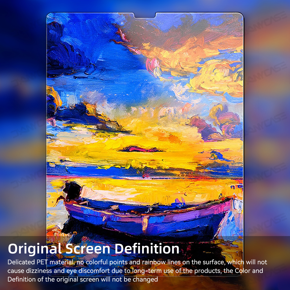 Para ipad air 6 2024 pro 11/13 m4 filme protetor de tela papel sentir fosco pintura pet para ipad 7th 8th 9th 10th geração