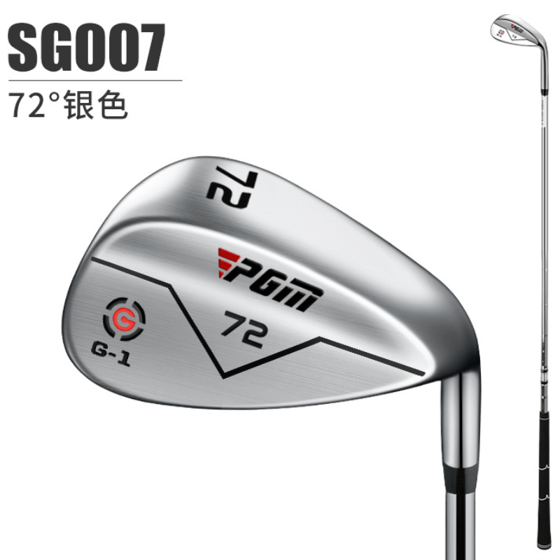 Mazze da golf PGM per uomo Mazza da golf per destrimani Palo di sabbia Ferri da stiro in acciaio inossidabile Cunei Texture CNC da 72 gradi Forniture da golf SG007