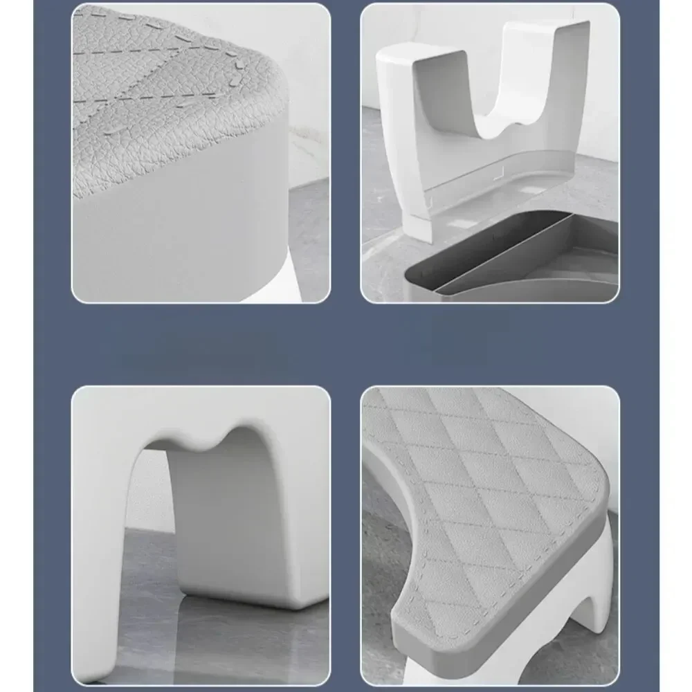 Taburete de inodoro Universal de temporada, pedales antideslizantes para el hogar y el baño, taburete para ponerse en cuclillas, taburete extraíble para asiento de inodoro