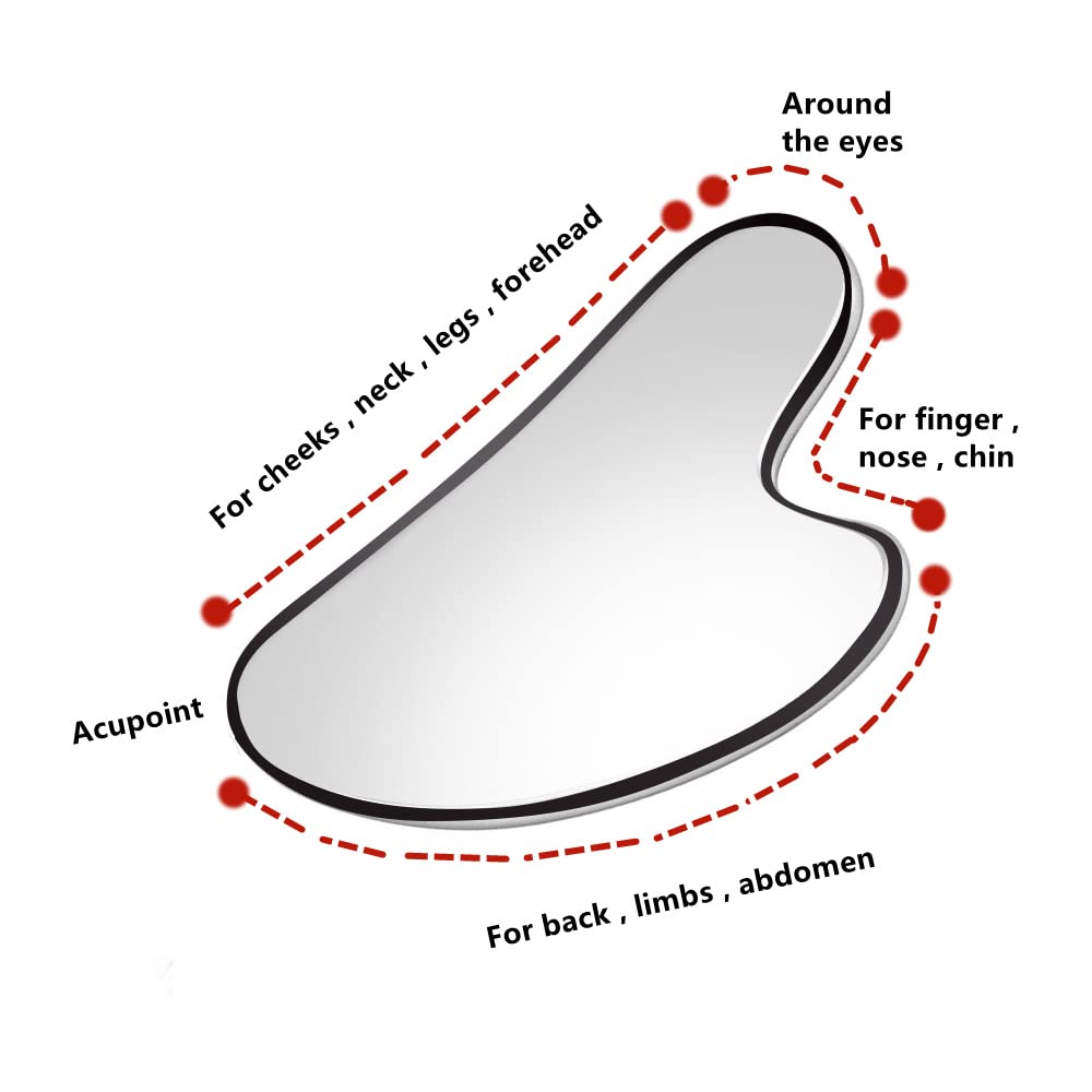 Ice Face Roller Stainless Steel Gua Sha Tool Set Skin Care Beauty Set Face Massage Roller Lifting Contouring Tool Reusable