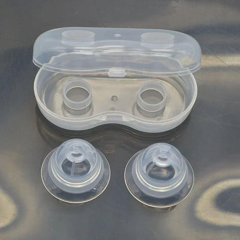 2PC Silicone Nipple Correction Niplette Shield Sucker Corrector Flat Silicone Nipple Breast Correction Inverted Nipple