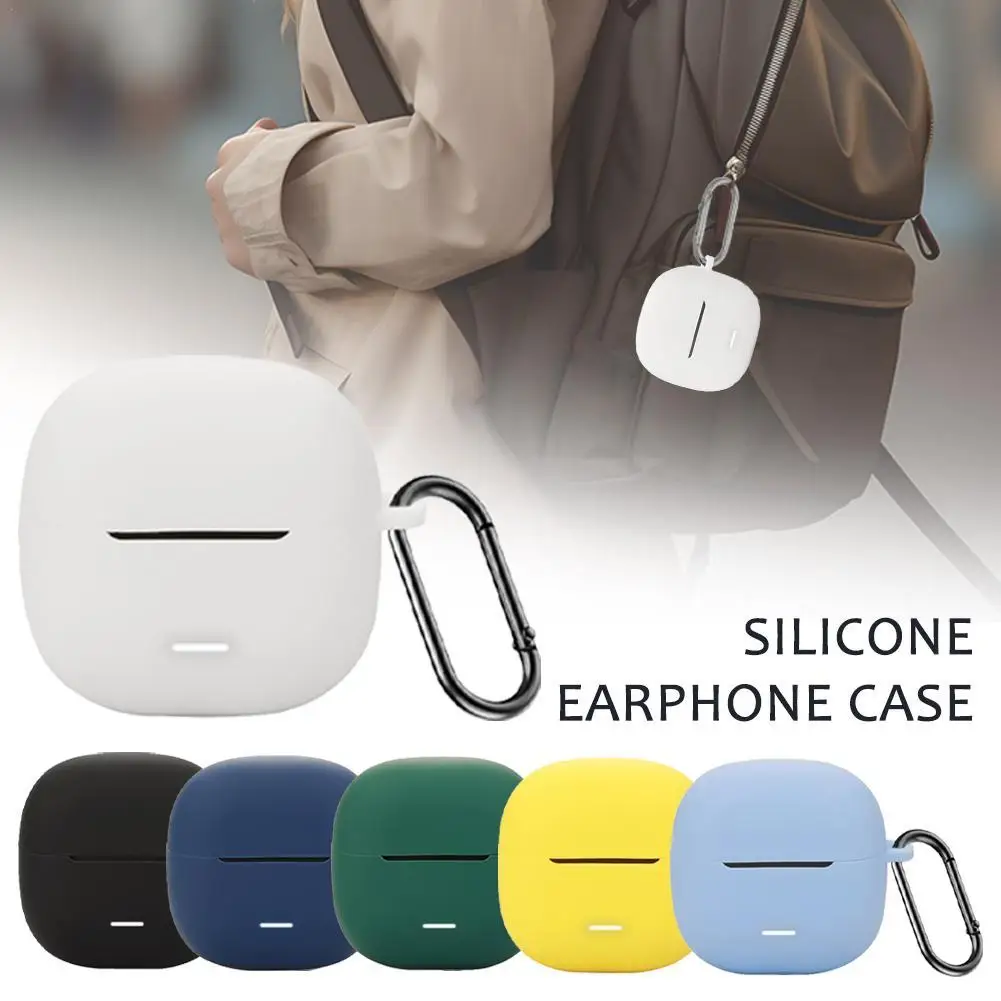 Funda de silicona para auriculares Redmi Buds 6 Lite, funda protectora de alta gama con llavero