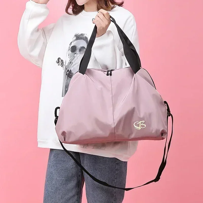 Bolsa de gimnasio para Yoga de gran capacidad, impermeable, para mujer, natación, deportes al aire libre, bolsa de viaje de mano multifunción, paquete de fin de semana