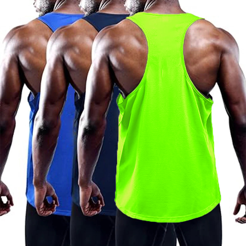 Lauf Tank Top Männer Sommer Sport Gym Weste Quick Dry Training Tanktop Workout Singuletts Mann Fitness Bodybuilding Ärmelloses Shirt