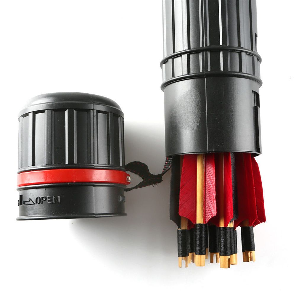 Extendable Telescopic Archery Arrow Back Shoulder Quiver Holder Tube Adjustable Painting Cylinder Art Supplies