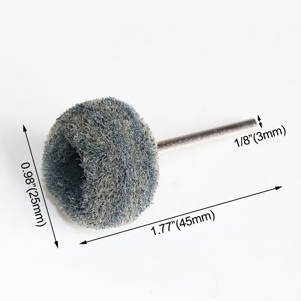 20 個ドレメルアクセサリードリル研磨ミニブラシナイロン研磨ブラシサンディングヘッド研磨ホイールツール Ferramentas Abrasivas