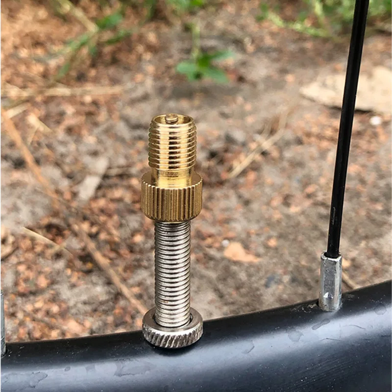 Schraderバルブアダプター、自転車値コンバーター、presta to schrader、フレンチタイヤアダプター、自転車アクセサリー、f/vからa/v、5個
