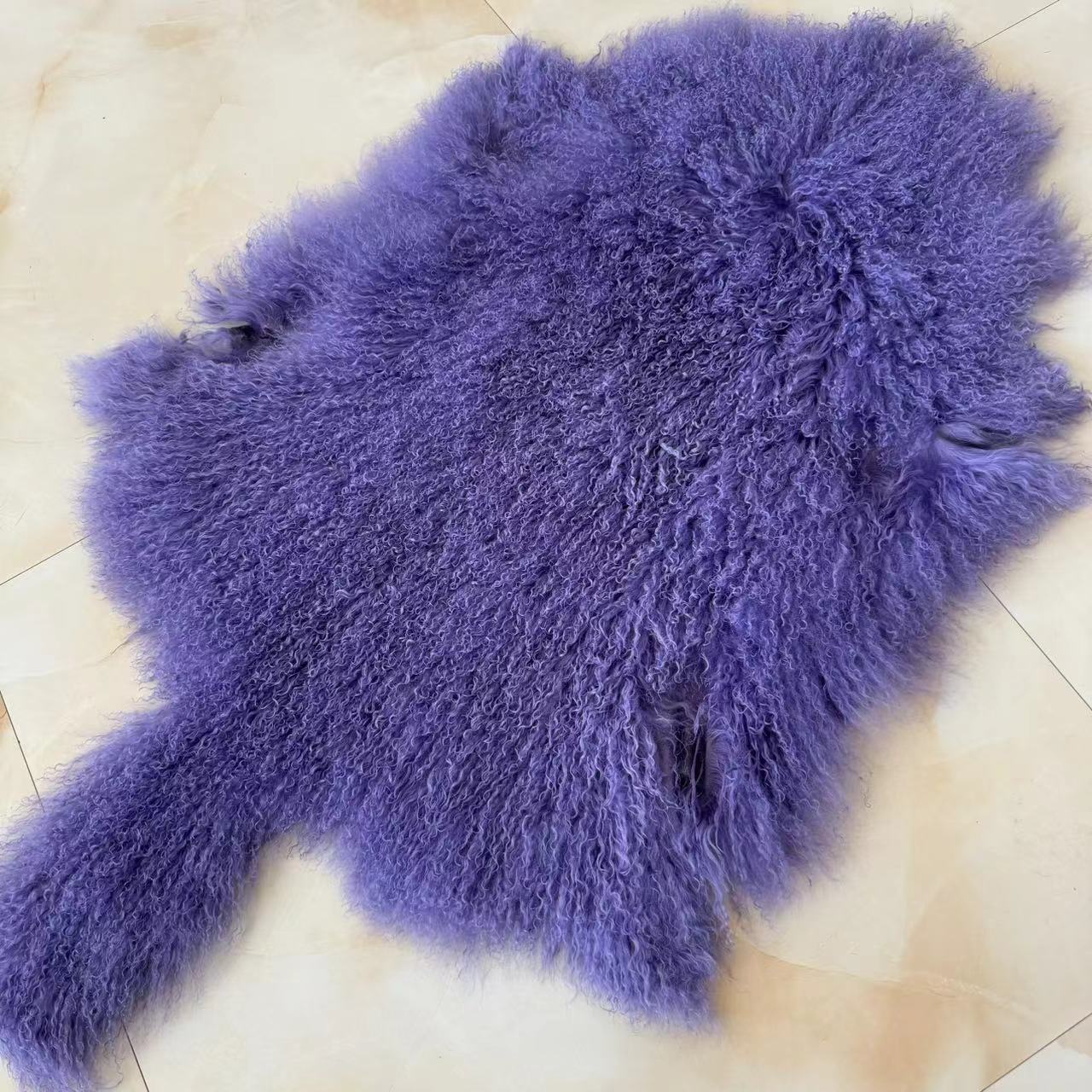 Lang Krullend Bont Mongoolse Schapenhuid/Tibetaanse Lamshuid