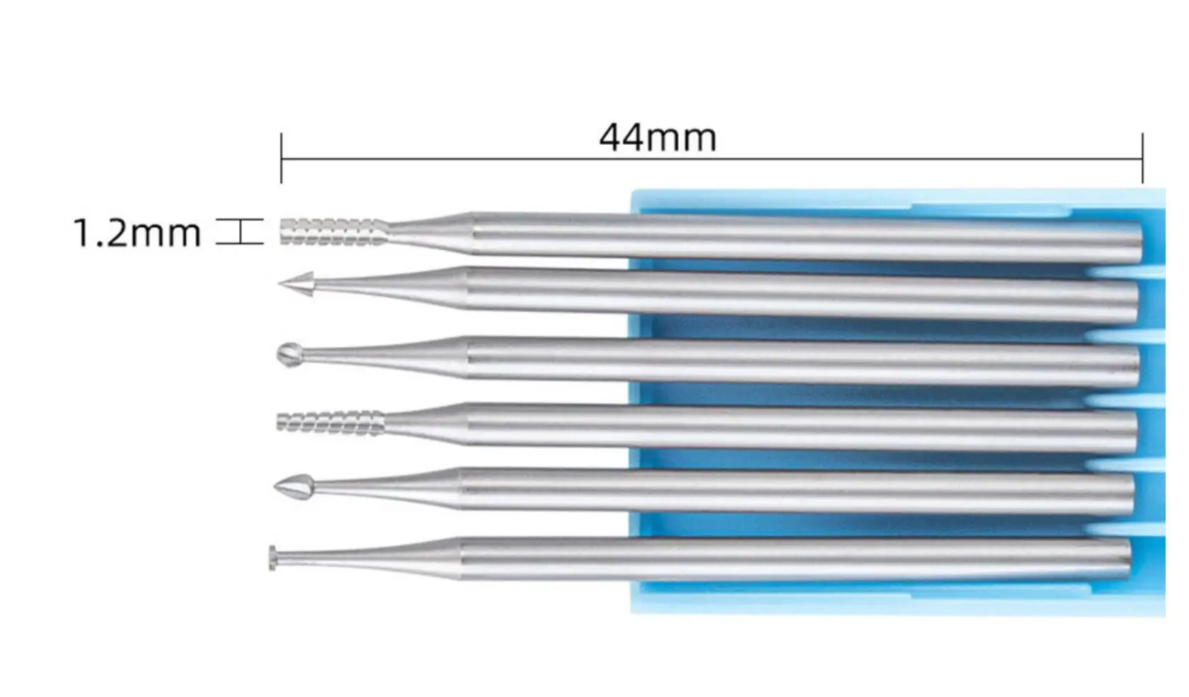 6 ชิ้น/เซ็ต 2.35 จับเหล็กทังสเตนแกะสลักเครื่องตัดไฟฟ้า Hollow ใหม่ 204 Threading Machine Olive Core แกะสลักตัด 0.7-2.3 มม.