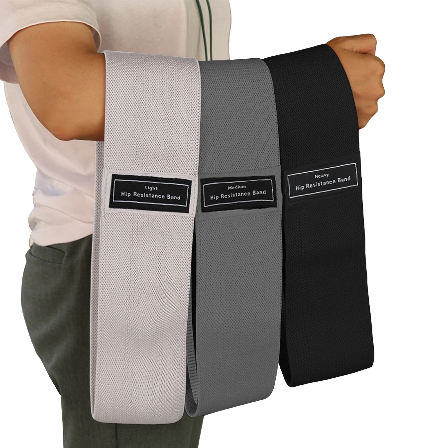Fasce per bottino per anca resistenti al tessuto Glute Coscia Fasce elastiche per allenamento Squat Circle Stretch Strisce fitness Loop Attrezzatura da palestra per yoga