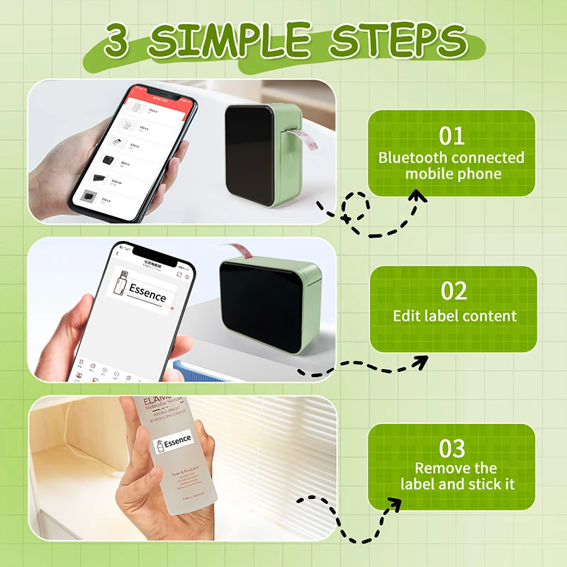 Marklife p15 impressora de etiquetas térmica sem fio bluetooth fabricante de etiquetas sem fio semelhante ao niimbot d11 d110 mini impressora fita adesiva adesivo
