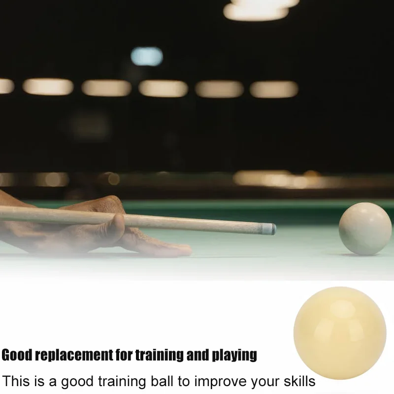 Boule de queue de billard 52.5/57.2 Mm, 1 pièce, Standard régulier noir, 8 boules, entraînement de billard, remplacement, pratique du billard en résine
