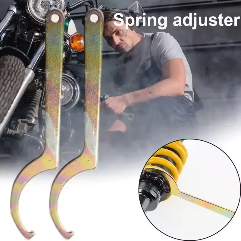 185mm ferramentas de reparo da motocicleta amortecedor moto chave inglesa ajustador mola ferramenta absorção modificação acessórios