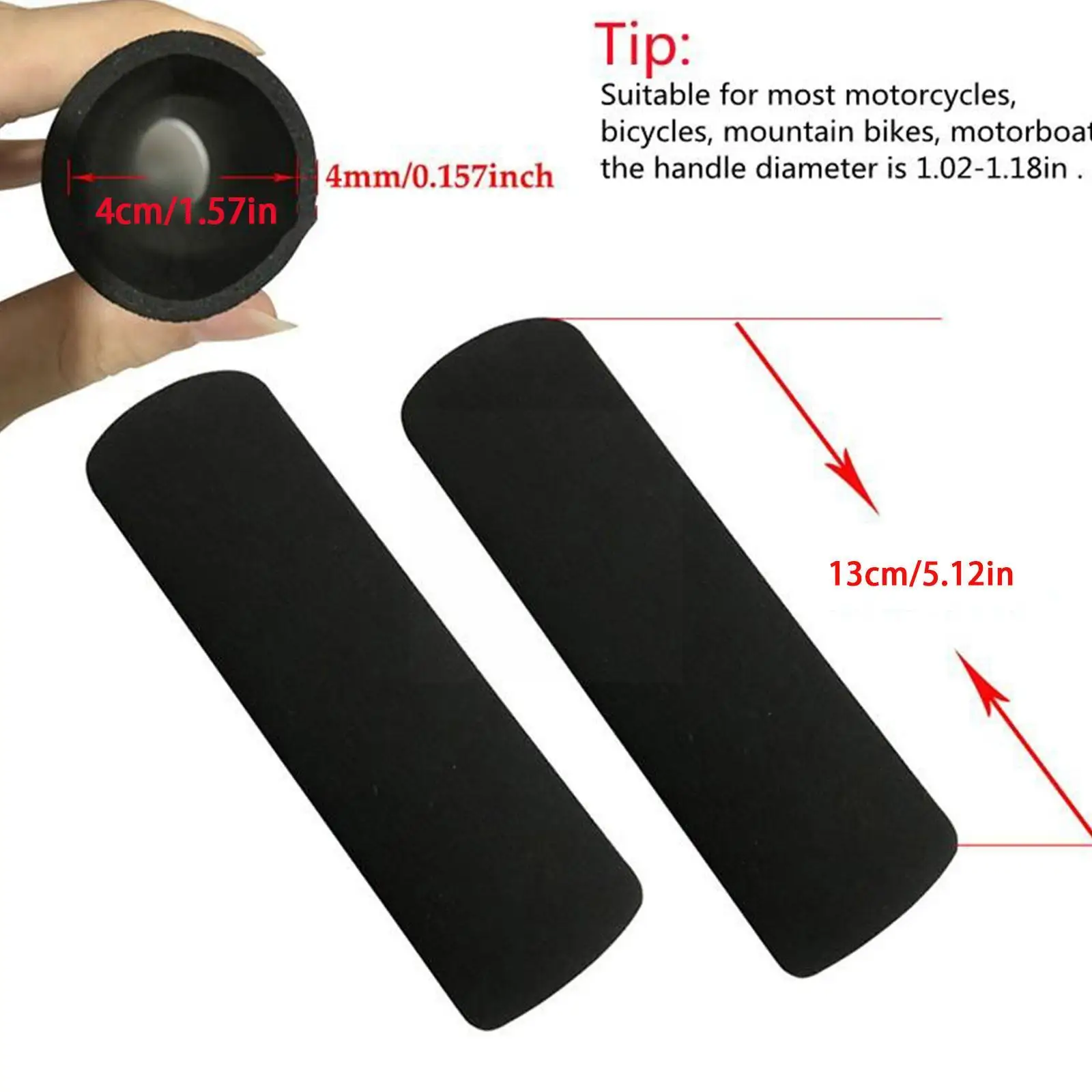 Foam Motorcycle Handle Grip Cover For BMW R1200GS R1250GS GS R 1200 1250 GS Adventure F650GS Slip On Anti-Slip Handlebar Co N4Y4