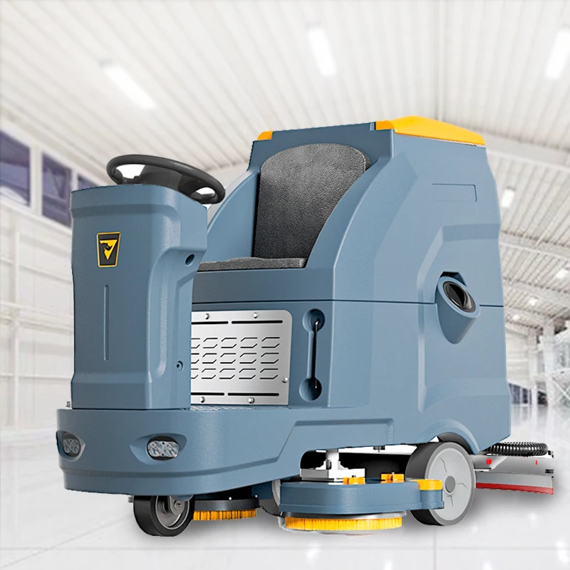 Industrial Intelligent Ride On Type Floor Washing Commercial Cleaning Machine Robotic Floor Scrubber