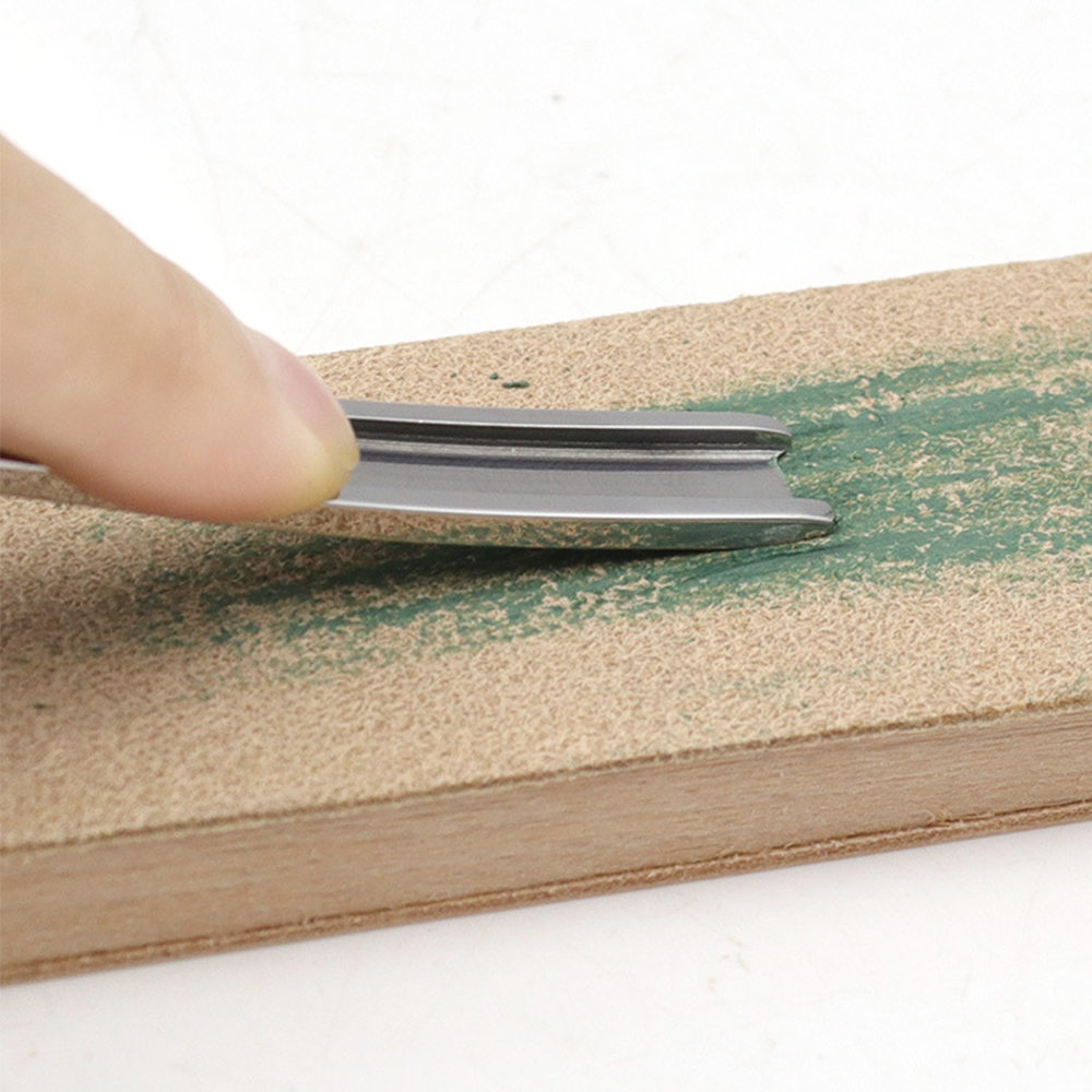 Pâte à polir en alumine verte, buff convertible fin, lame de couteau à bijoux en métal, polissage composé