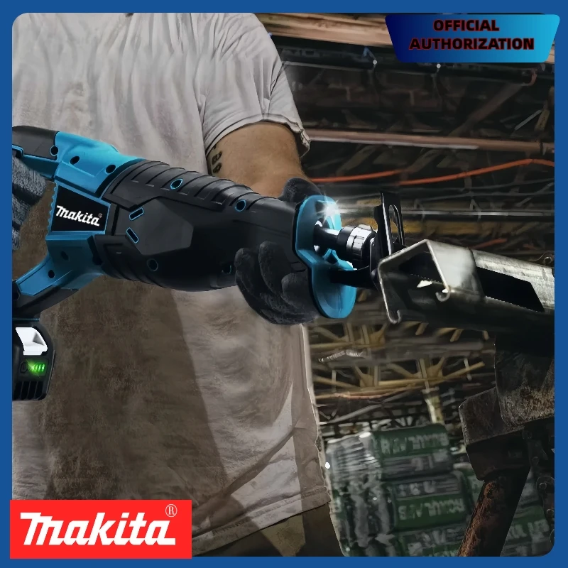 Makita Brushless Reciprocating Saw Reciprocating Saw Portable Cordless Power Tools With 4pcs Saw Blades For 20V18V Battery