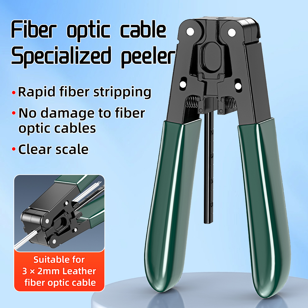 SAIVXIAN-Herramienta de pelado de fibra óptica FTTH, pelador de cables de fibra óptica, alicates ópticos, pelador de caídas, pelador de cables de fibra