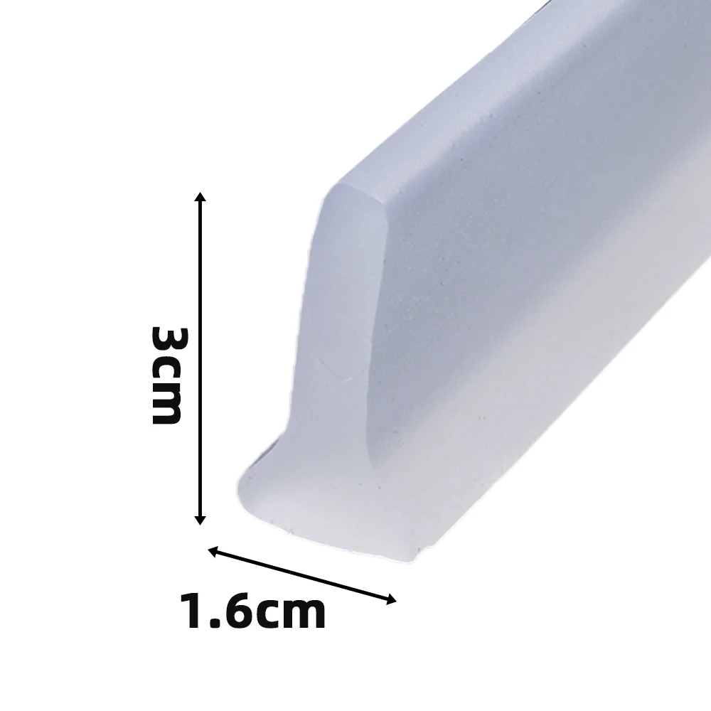 1-2m rolha de água do banheiro tira de retenção de silicone barragem de chuveiro de água barreira de inundação acessórios bloqueadores de separação seca e molhada