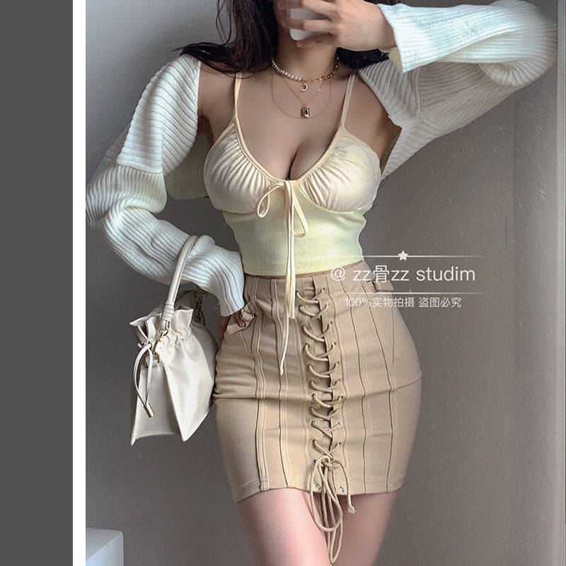 Top corto con cuello de pico profundo para mujer, camisetas sin mangas Vintage Y2k, ropa interior, moda 2022