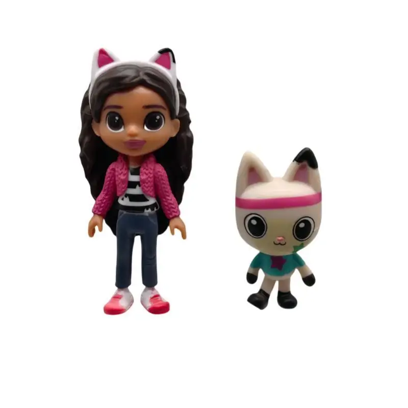 13 ชิ้น/เซ็ต Gabby ตุ๊กตา Mercat การ์ตูนสําหรับตุ๊กตาแคปซูลเครื่องยิ้มรถ Hug Gaby ตุ๊กตา Action Figure ของเล่นเด็ก Xmas ของขวัญ