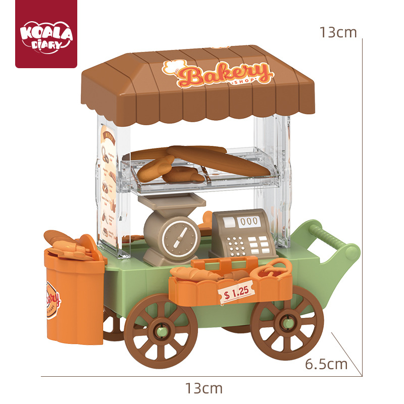 Loja de itens em miniatura Conjunto de jogos de compras DIY Jogos familiares Pretend Playset Brinquedos infantis