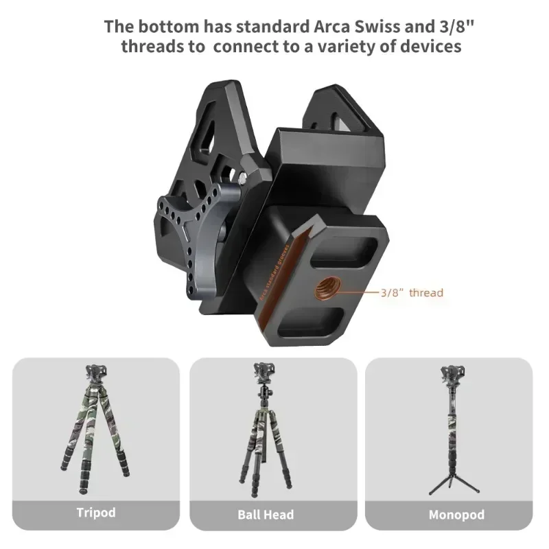 Premium Rifle Saddle Clip Adapter with Quick Release Board for Outdoor Hunting Stands - Durable and High-Quality Design