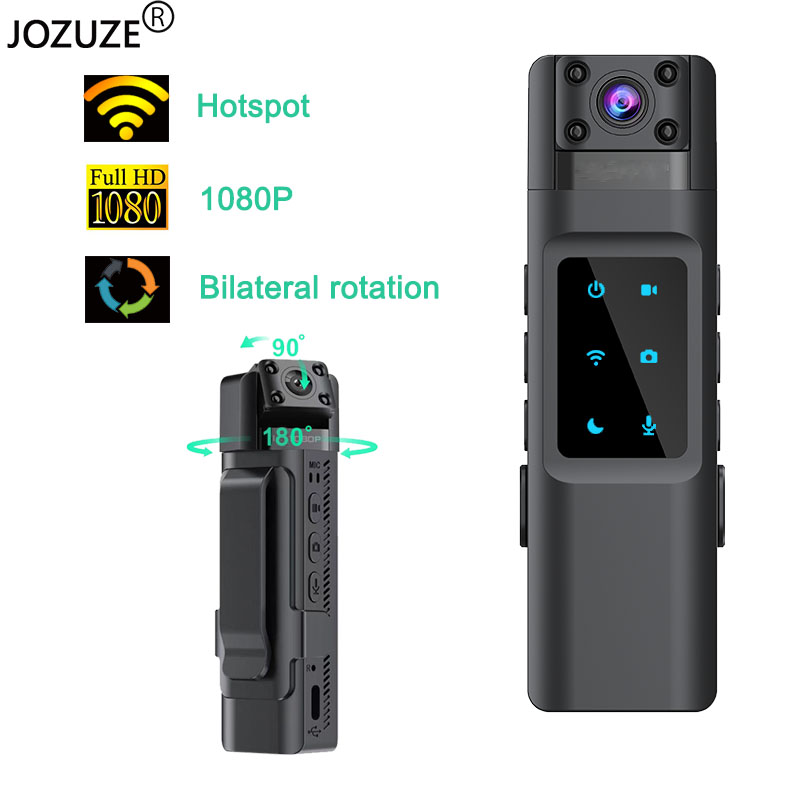 JOZUZE NIEUW Met Wifi Hotspot Mini Camera 1080P Draagbare Digitale Video Recorder Body Camera Nachtzicht DVR Miniatuur Camcorder