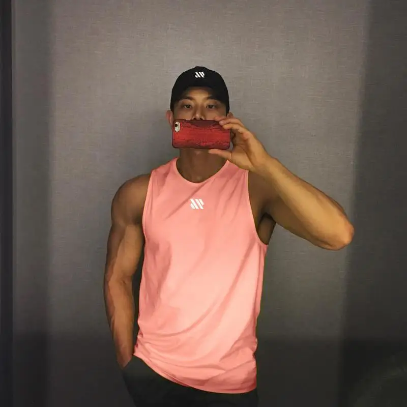 Mannen Bodybuilding Tank Tops Gym Workout Fitness Mouwloos Shirt Running Kleding Stringer Singlet Zomer Toevallige Vest