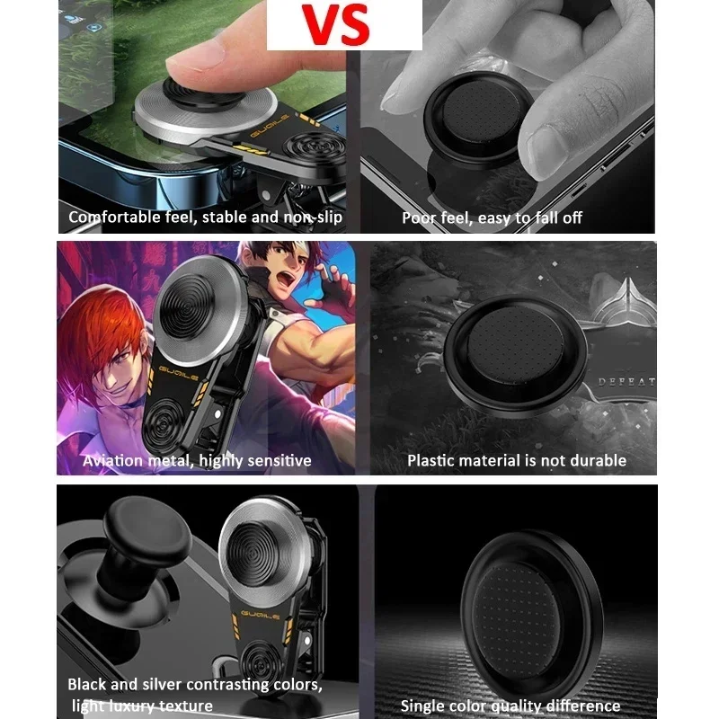 X1 Universal teléfono móvil 360 grados Joysticks externos para juegos caminando en movimiento para FPS Android IOS PUBG ABS accesorios de juego