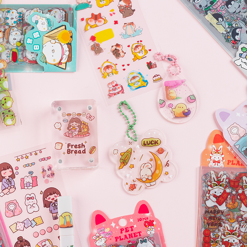 150pcs Karte kawaii Scrap booking Fahrrad Aufkleber Geschenk Frosch Studenten Cartoon Briefpapier Haustier Tagebuch Aufkleber Notizbuch süße Mädchen