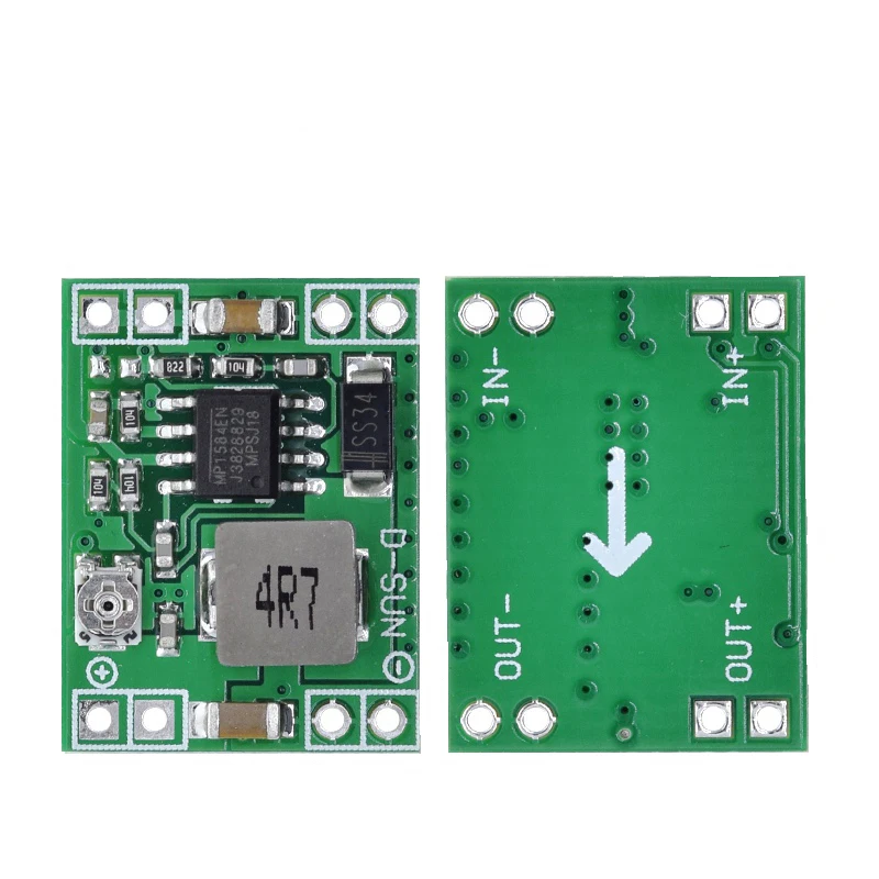 1-10pcs MP1584EN Adjustable 3A DC-DC Converter Step Down Voltage Regulator Module Replace LM2596s MP1584 DC DC Buck Board