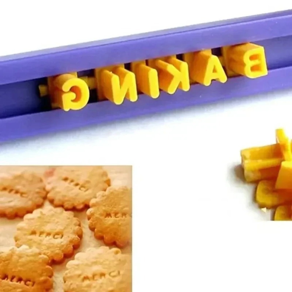 Keramische Kunst Alfabet Nummer Letter Polymeer Klei Tool Presser Embosser Mold Afdichting DIY Embossing Aardewerk Klei Effen Staaf Gereedschap