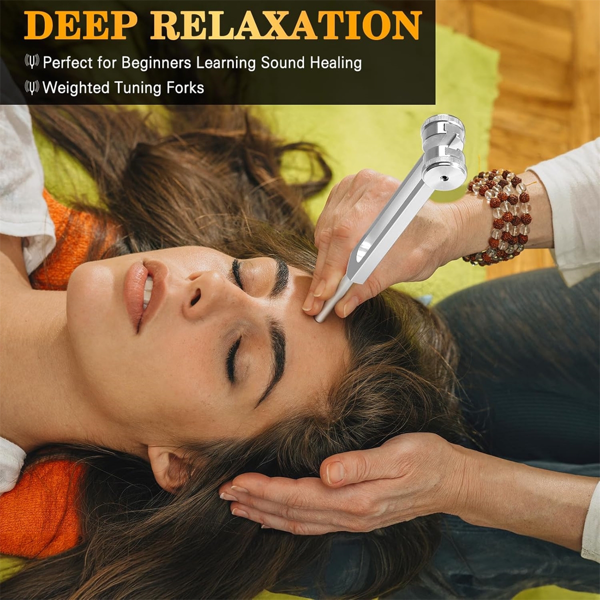 Diapasón de 128 Hz: para reparación de ADN, curación y prueba del sistema nervioso: apoya el cuidado de la salud holística para mantener el cuerpo y la mente