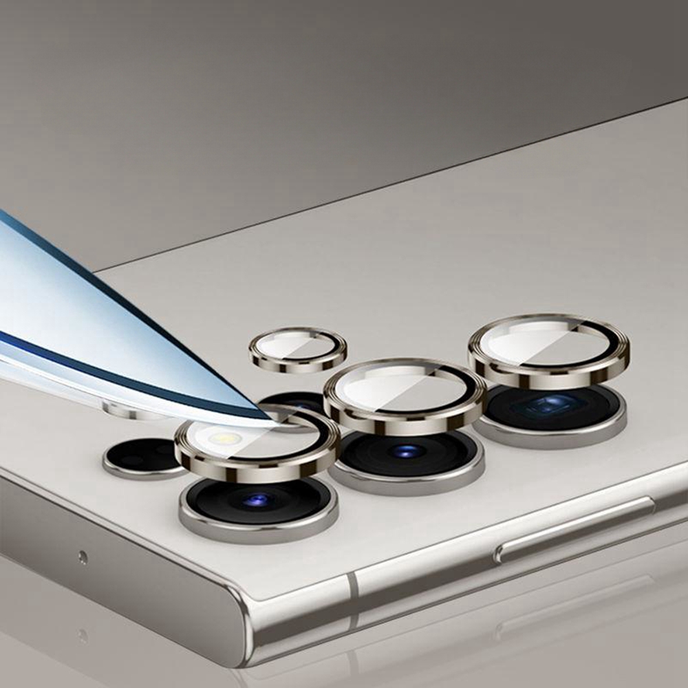 For Samsung S24 Ultra Metal Camera Protector Lens Tempered Glass Camera Case For Samsung Galaxy S25 Plus S24+ S24Ultra Lens Ring