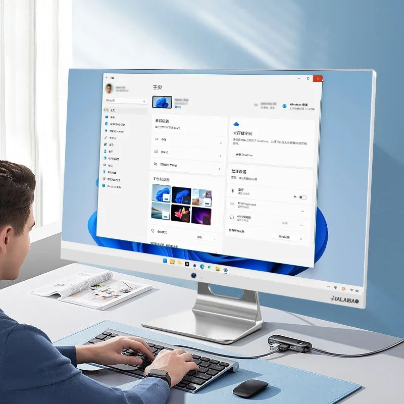 Core I5 I7 I9 Pantalla táctil Pc monobloque de escritorio Todo en uno Barebone Computadoras todo en uno