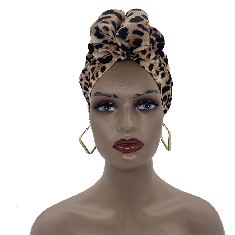 Châu Phi Đầu Đeo Retro Sang Trọng Băng Đô Cài Tóc Turban Gọng Cho Phụ Nữ Hồi Giáo Khăn Trùm Đầu Nắp Soild Màu Sắc Nữ Beanies Mũ Hồi Giáo Mũ Trụ