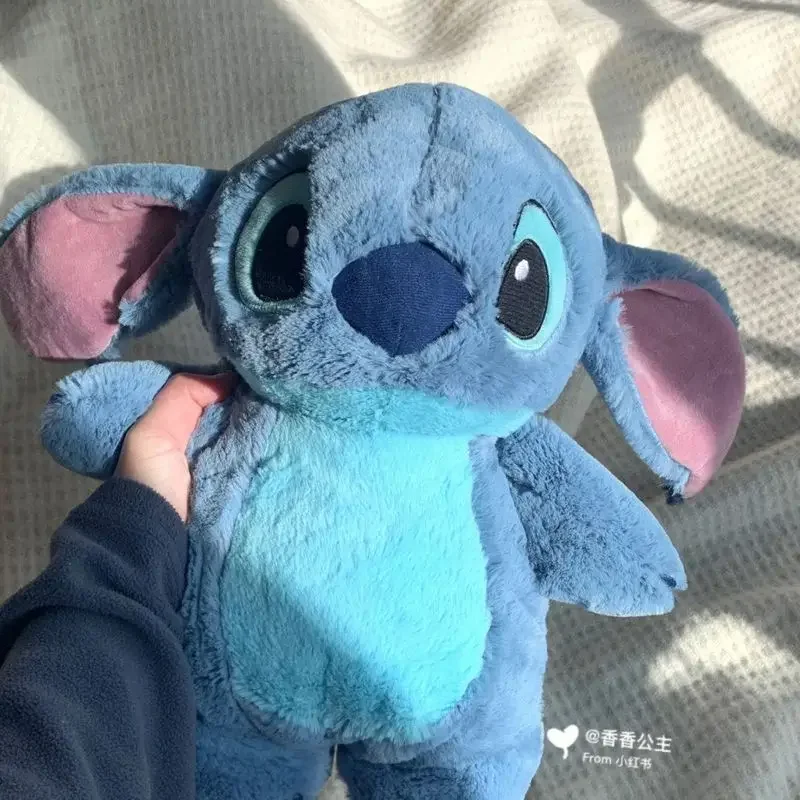 Aoger Disney Anime Hobby Stitch Winter Extra Large Pluszowa butelka na gorącą wodę dla kobiet do napełniania wodą w domu Podgrzewacz do rąk Prezent dla dziewczyny