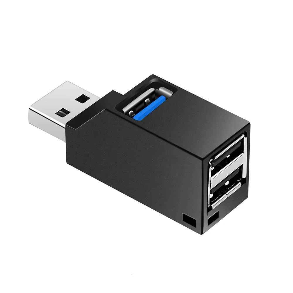 Adattatore hub USB 3.0 a 4 porte - Trasferimento dati ad alta velocità (5 Gbps) per PC/laptop/Mac - Splitter USB compatto per unità flash, mouse
