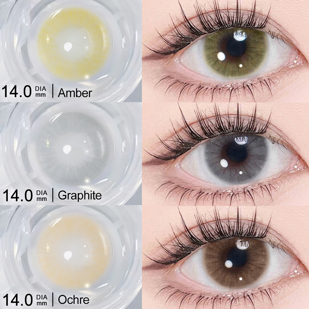 FR/ES Warehouse 5-дневные волшебные натуральные цветные контактные линзы для глаз Серые линзы Цветные контактные линзы Красота учеников 6 месяцев