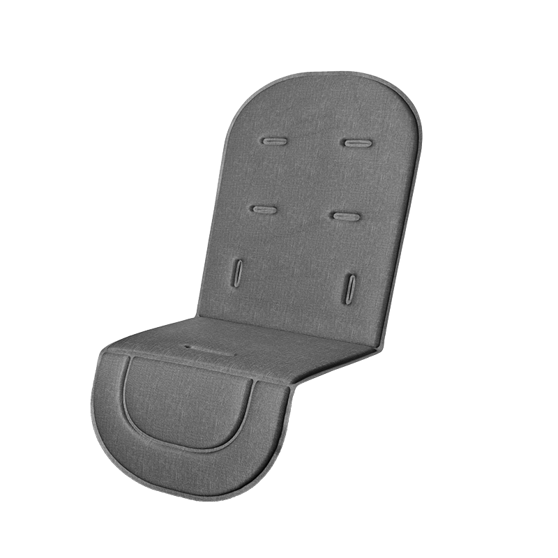 Cojín de seguridad para asiento de coche de bebé, suave y cómodo forro de algodón, portátil, reclinable, doble uso
