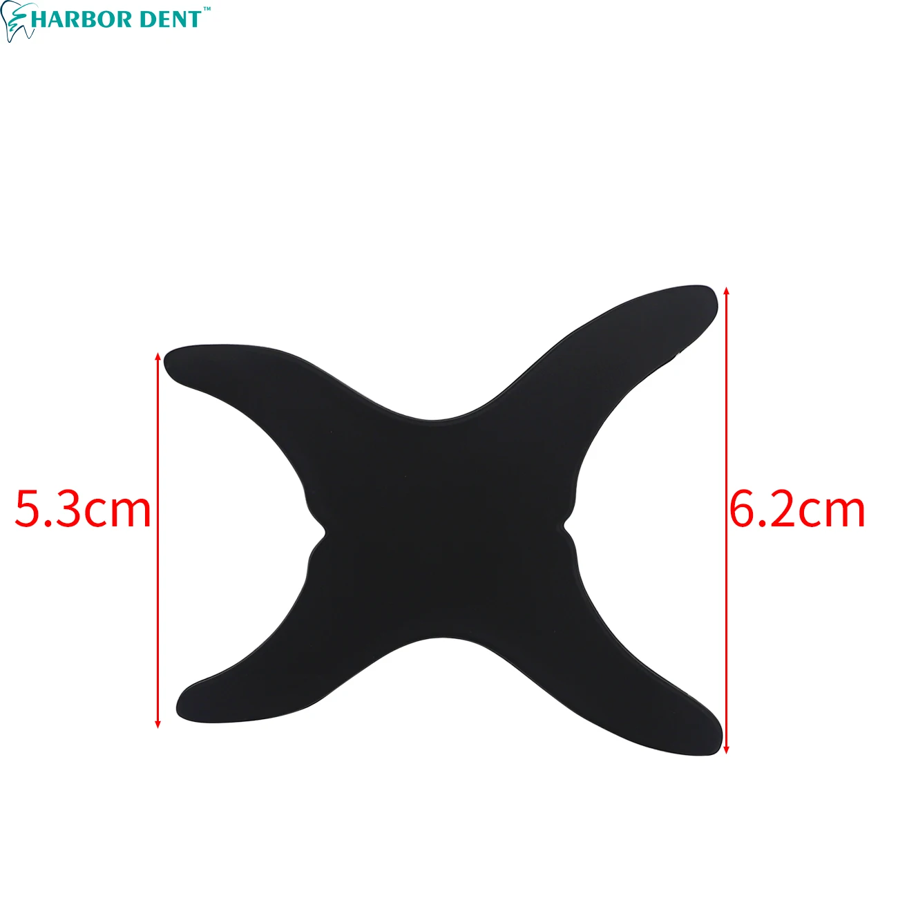 Autoclavable Nha Khoa Ảnh Tương Phản Tấm Chụp Ảnh Nền Đen Tấm Răng Miệng Má Vòm Miệng Tương Phản Đĩa