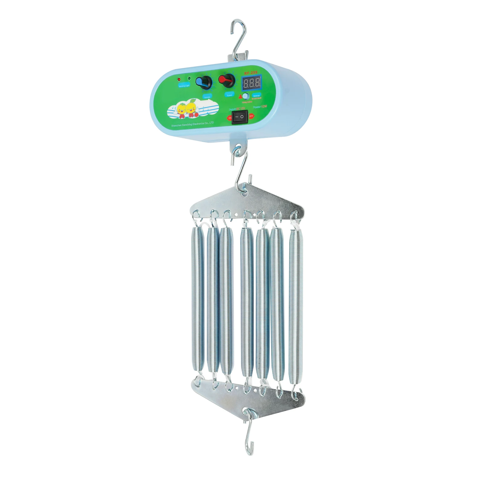 Contrôleur de berceau électrique suspendu pour berceau à ressort pour bébéMoteur de balançoire pour bébéMotor avec minuterie réglable, max. charge 19 kg